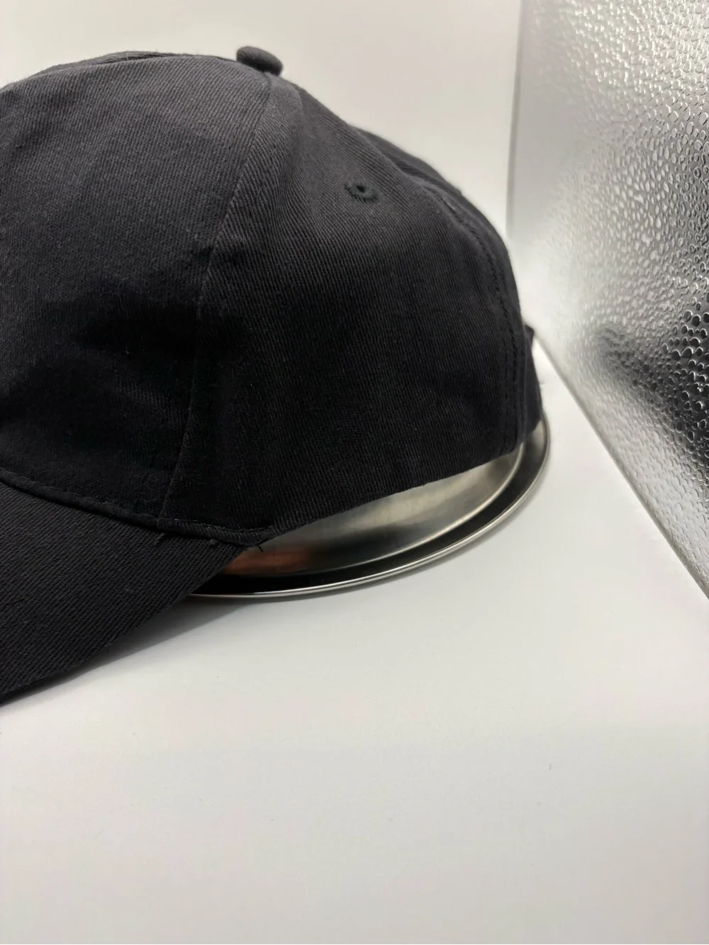Rolling Stones Tongue Logo Black Strapback Hat OSFM